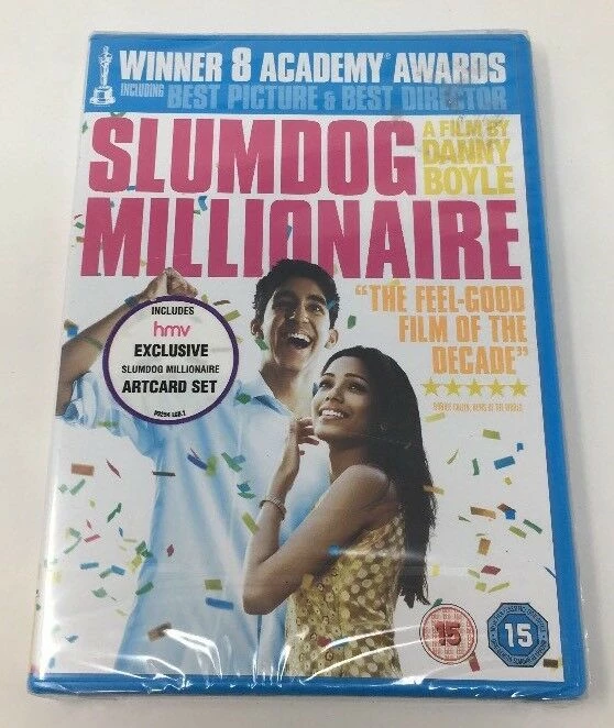 Slumdog Millionaire DVD (2008) Dev Patel Quality Guaranteed Reuse Reduce Recycle