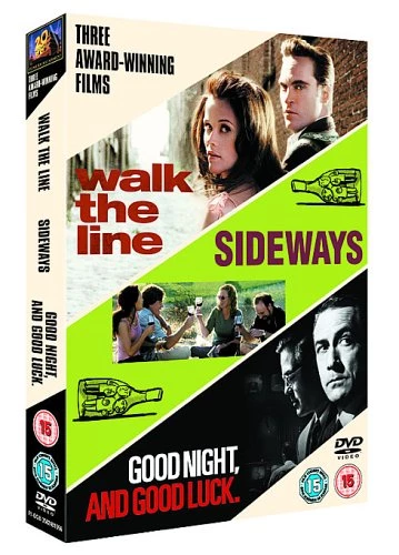 Walk The Line, Sideways, Good Night & Good Luck DVD Drama (2007) Paul Giamatti