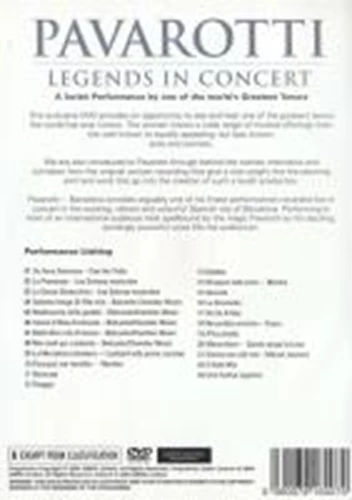 Luciano Pavarotti Legends In Concert DVD Music & Concerts (2005) - Amazing Value
