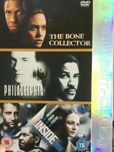 The Bone Collector/Philadelphia/Inside Man DVD Thriller (2006) Denzel Washington