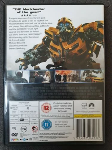Transformers: Dark of the Moon DVD action & adventure fantasy (2011)