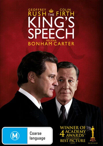 The King's Speech DVD Drama (2011) Geoffrey Rush Quality Guaranteed