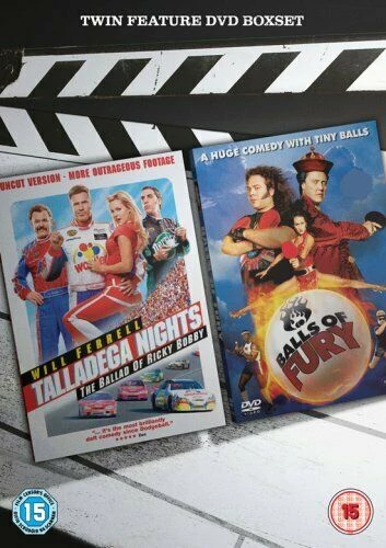 Talladega Nights/Balls Of Fury DVD Comedy (2008) Will Ferrell Quality Guaranteed