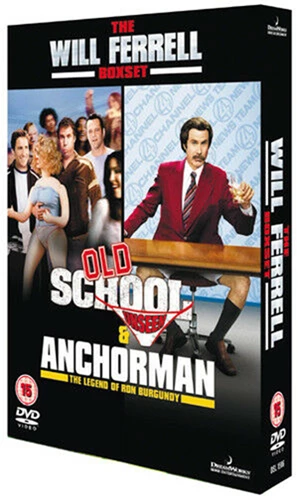Old School - Unseen / Anchorman Double Pack DVD Comedy (2010) Will Ferrell New