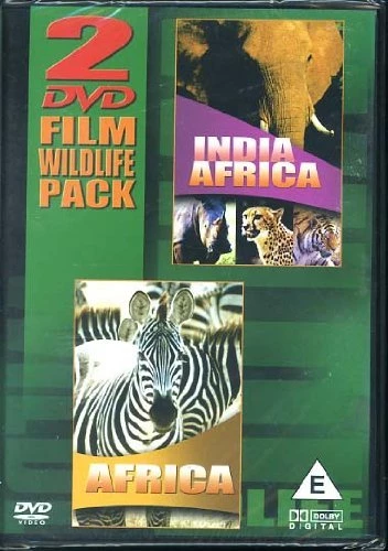 2 DVD Film Wildlife Pack - India/Africa + Africa DVD Documentary (2005) New