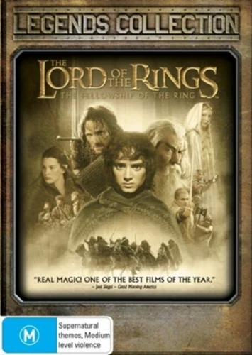 The Lord Of The Rings - The Fellowship Of The Ring DVD (2000) Ian Holm