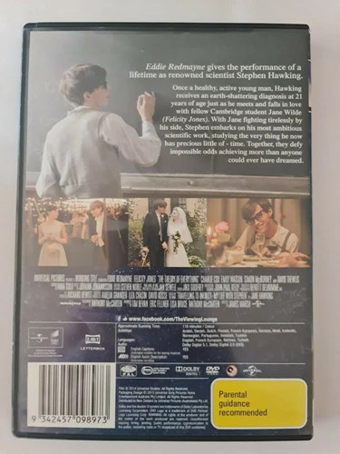 The Theory of Everything DVD Drama (2014) Felicity Jones Quality Guaranteed