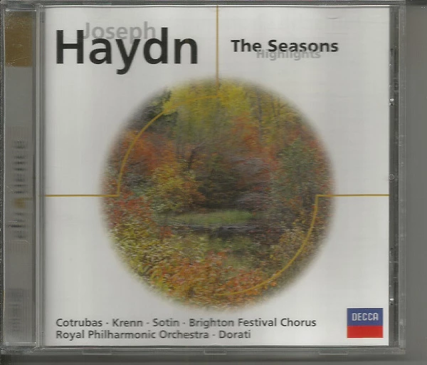 JOSEPH HAYDN - Haydn: The Seasons (highlights) CD (2014) Audio Amazing Value