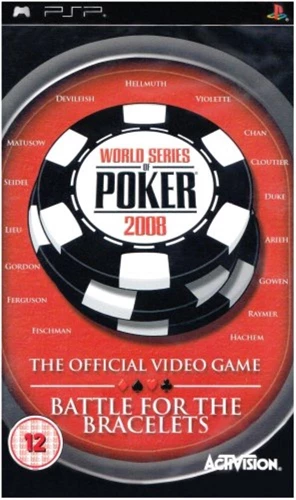 World Series of Poker 2008: Battle for the Bracelets (Sony PSP 2007) Video Game