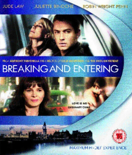 Breaking And Entering Blu-ray (2007) Jude Law Quality Guaranteed Amazing Value