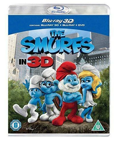 The Smurfs Blu-ray (2011) Hank Azaria Quality Guaranteed Reuse Reduce Recycle