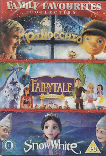 Family Favourites Collection - Pinocchio / Fairy Tale / Snow White DVD (2016)