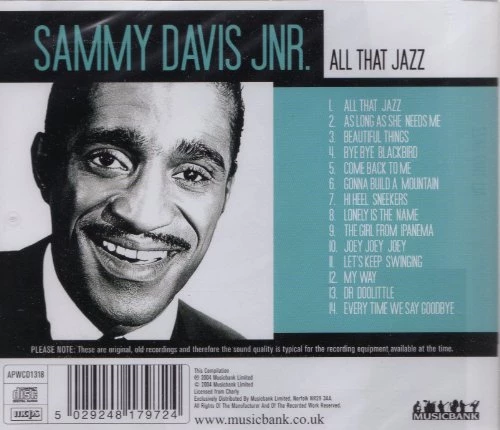 Davis, Sammy Jr. - All That Jazz CD (2004) Audio Quality Guaranteed