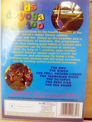 Kids Do Yoga Too DVD Exercise & Fitness (2004) Quality Guaranteed Amazing Value