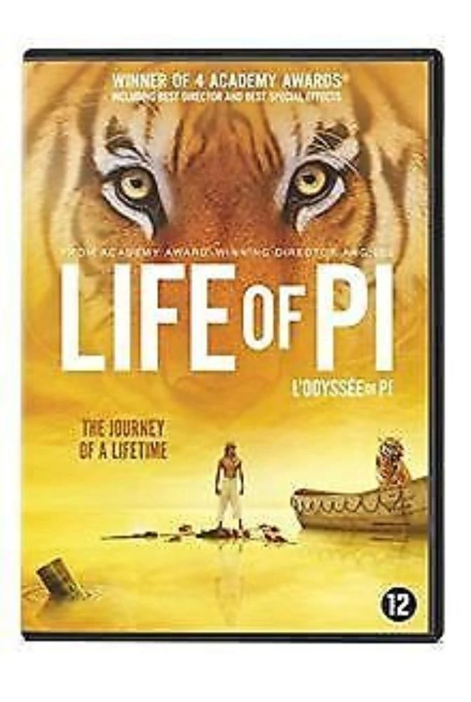 Life of Pi DVD (2012) Rafe Spall Quality Guaranteed Reuse Reduce Recycle