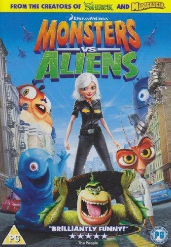Monsters Vs Aliens DVD Quality Guaranteed Reuse Reduce Recycle Amazing Value