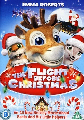 The Flight Before Christmas DVD Children (2011) Emma Roberts Quality Guaranteed