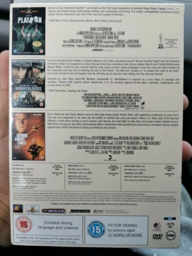 Modern War Collection - Platoon /Windtalkers / Behind Enemy Lines DVD (2002)