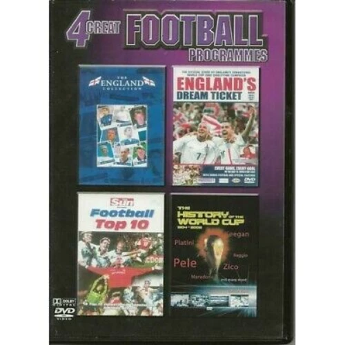 4 Great Football Programmes DVD (2003) New Quality Guaranteed Amazing Value