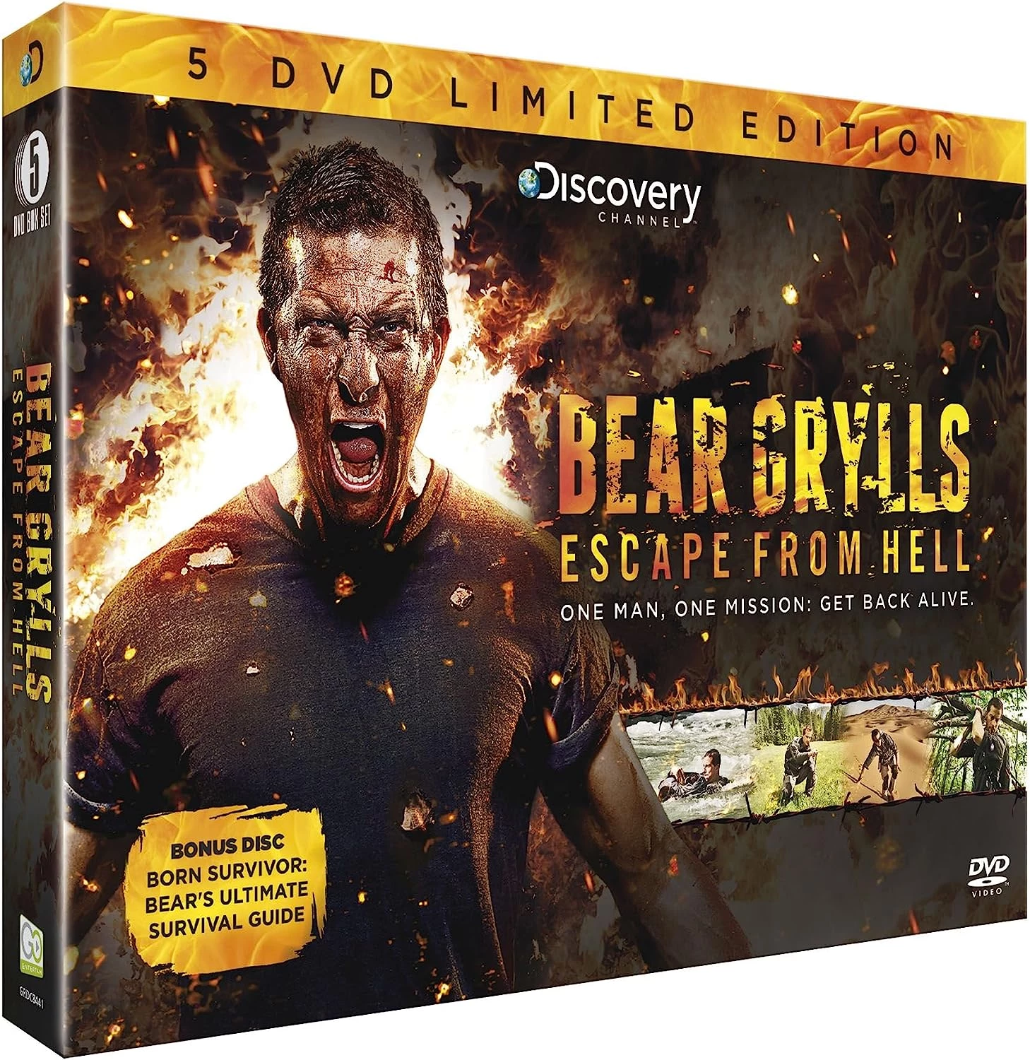 Bear Grylls Escape From Hell DVD Bear Grylls New Quality Guaranteed