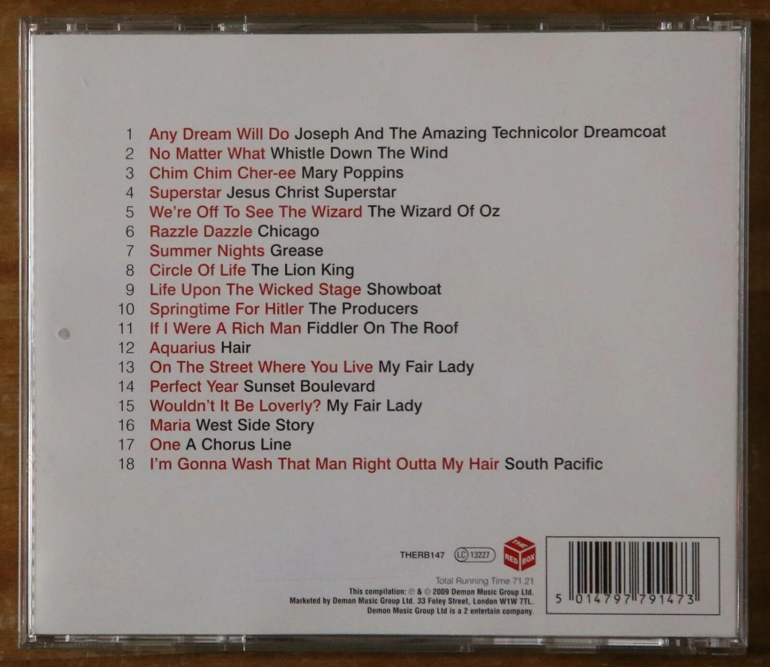 The London Theatre Orchestra And Cast - More Musicals (The Collection) CD (2009)