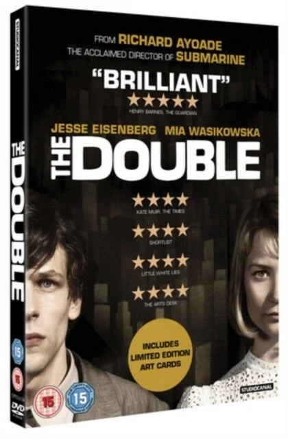 The Double DVD Drama (2014) Mia Wasikowska Quality Guaranteed Amazing Value