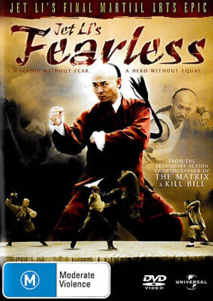 Fearless DVD Action/Adventure (2006) Jet Li Quality Guaranteed Amazing Value