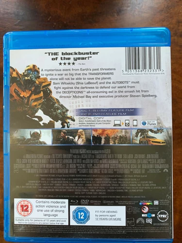 Transformers: Dark Of The Moon Blu-ray (2011) Shia LaBeouf Quality Guaranteed