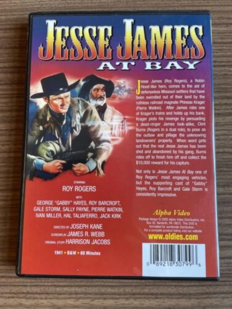 JESSE JAMES AT BAY DVD Westerns Roy Barcroft New Quality Guaranteed