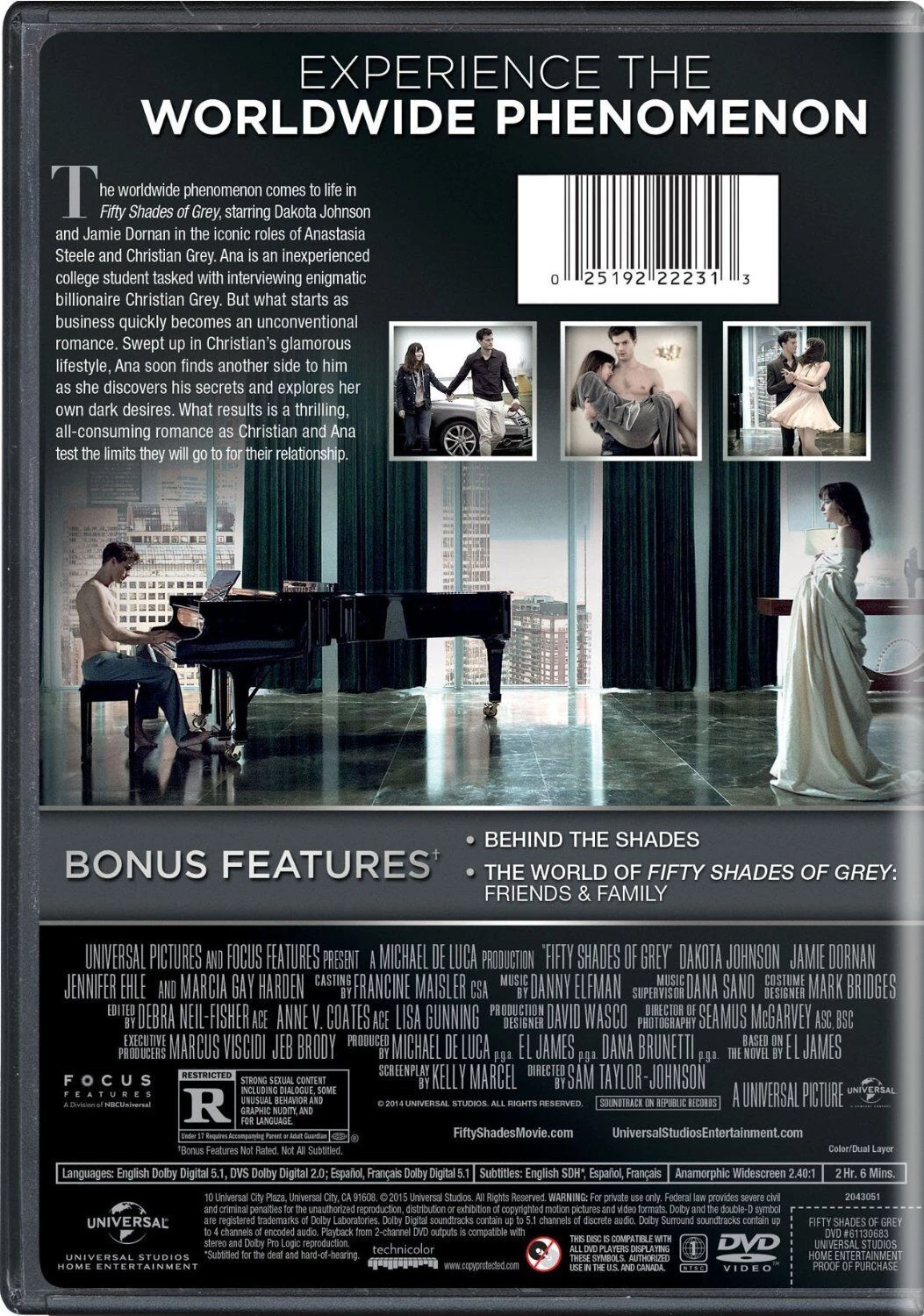 Fifty Shades of Grey - Region DVD drama (2015) Marcia Gay Harden Amazing Value