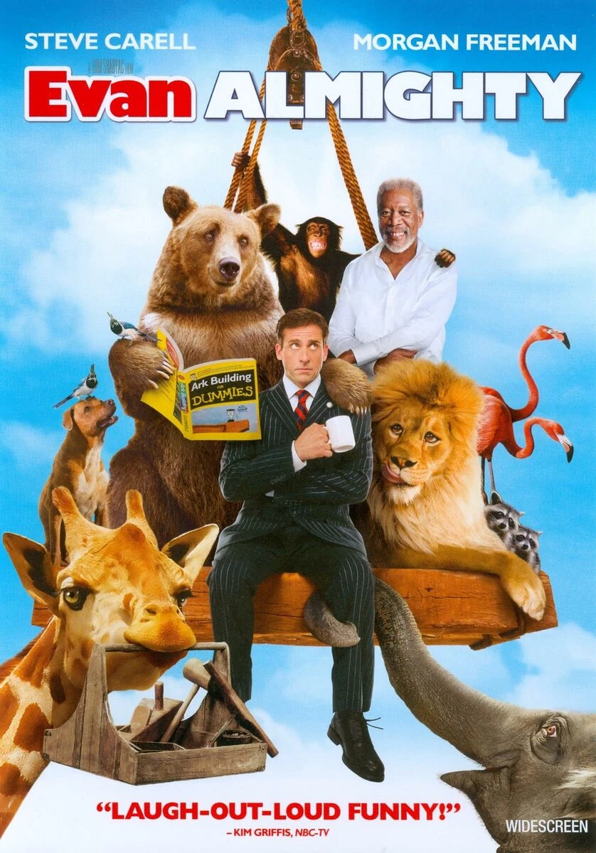 Evan Almighty DVD Comedy (2007) Morgan Freeman Quality Guaranteed Amazing Value