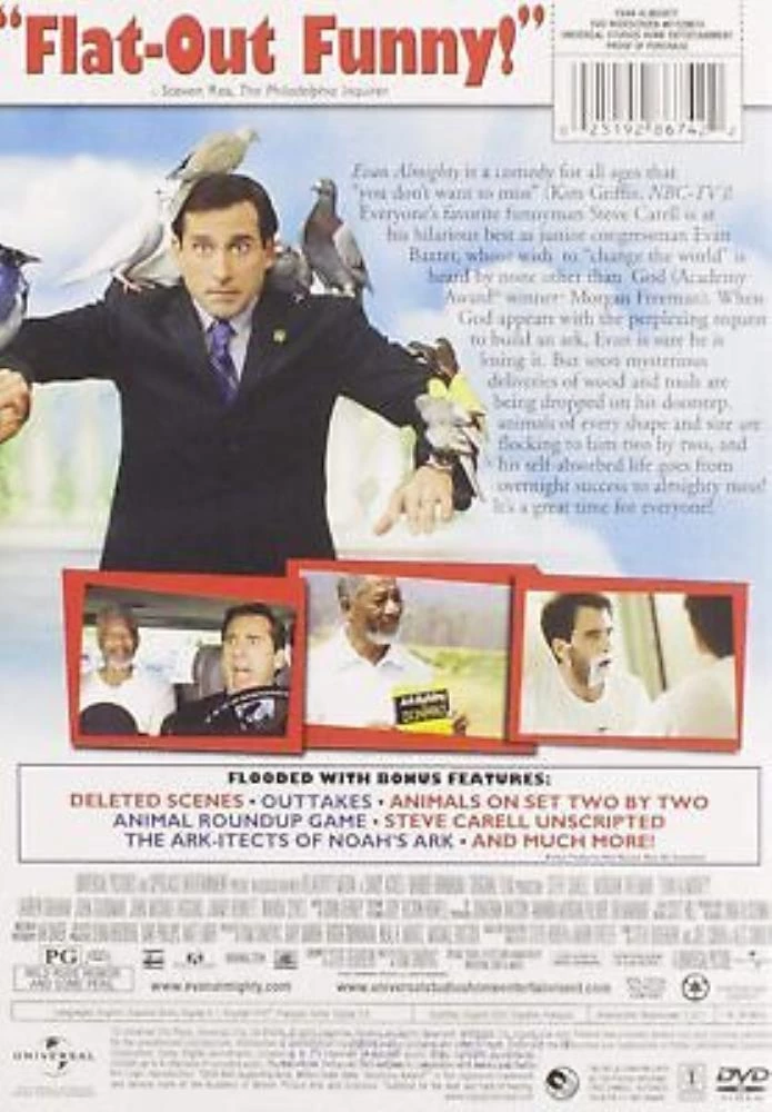 Evan Almighty DVD Comedy (2007) Morgan Freeman Quality Guaranteed Amazing Value