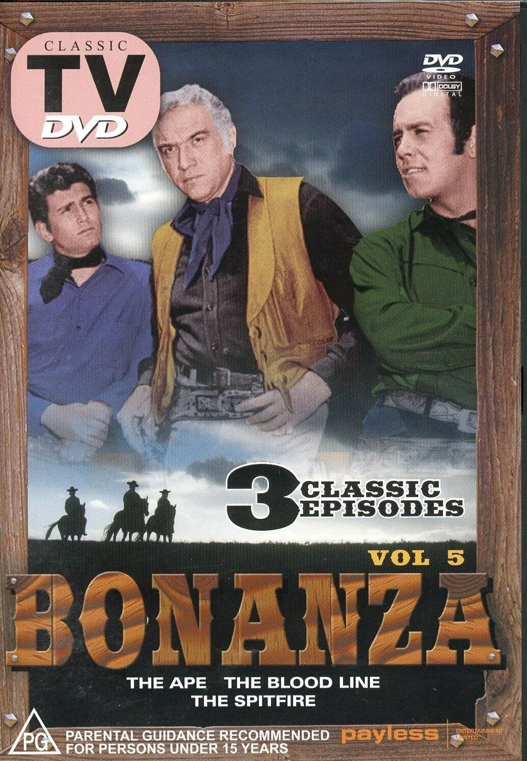 Bonanza: Vol 5 DVD Westerns Lorne Greene Quality Guaranteed Reuse Reduce Recycle