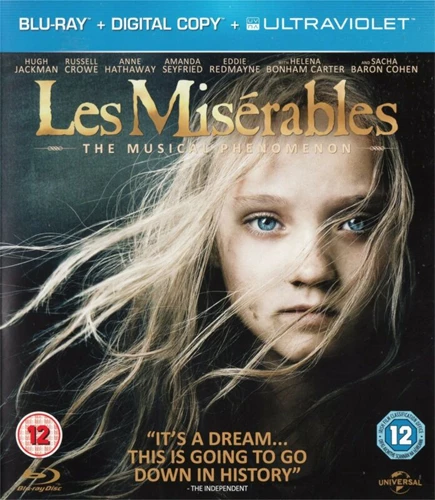 Les Misérables Blu-ray (2013) Hugh Jackman New Quality Guaranteed Amazing Value