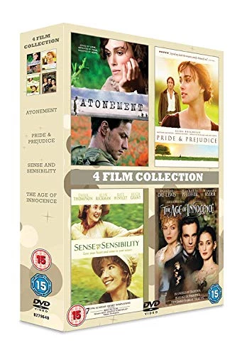 Atonement/Age Of Innocence/Pride & Prejudice/Sense & Sensibility DVD Drama (2010