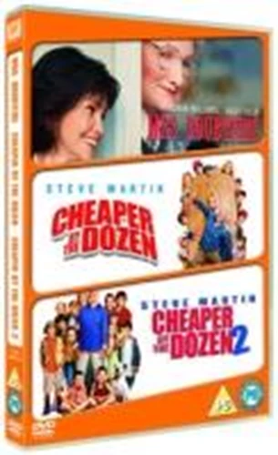 Cheaper By The Dozen/Cheaper By The Dozen 2/Mrs Doubtfire DVD Children's &amp