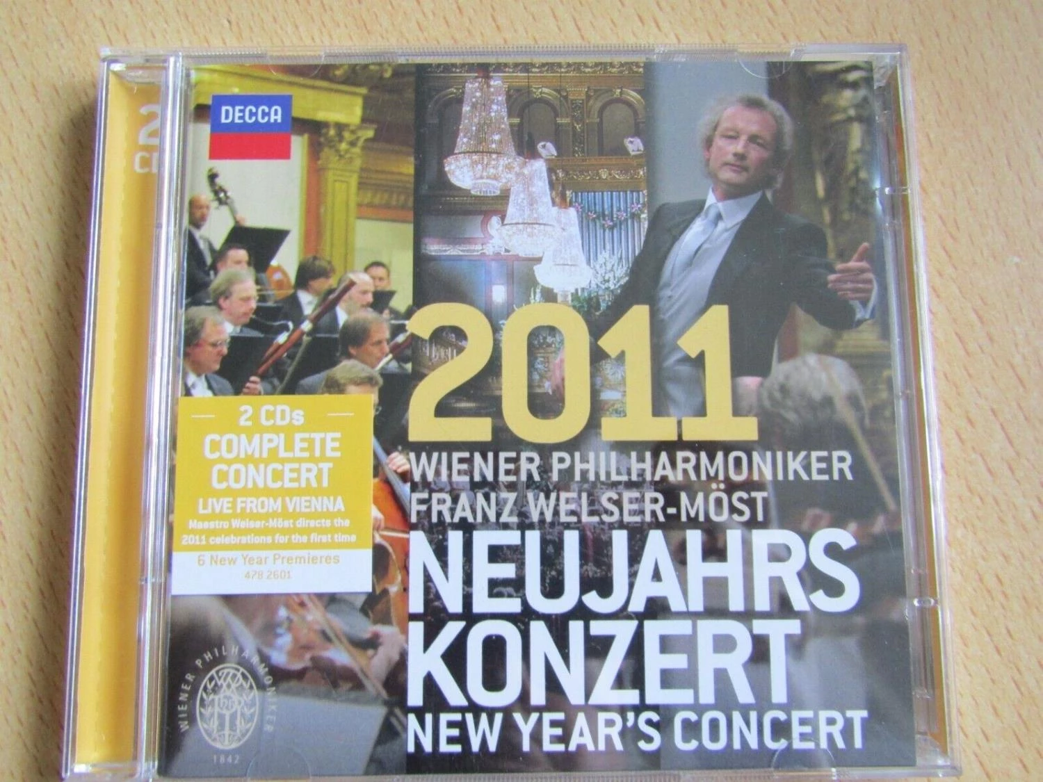Wiener Philharmoniker - New Year's Concert 2011 CD (2011) Audio Amazing Value