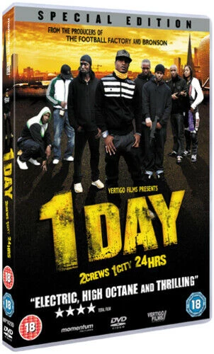 1 Day DVD Drama (2010) Dylan Duffus Quality Guaranteed Reuse Reduce Recycle
