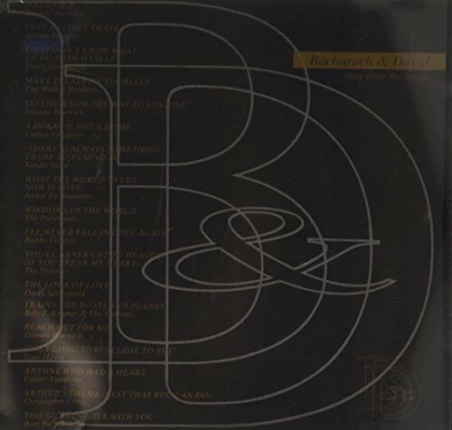 Various - They Write the Songs: Bacharach & David CD (1990) Audio Amazing Value