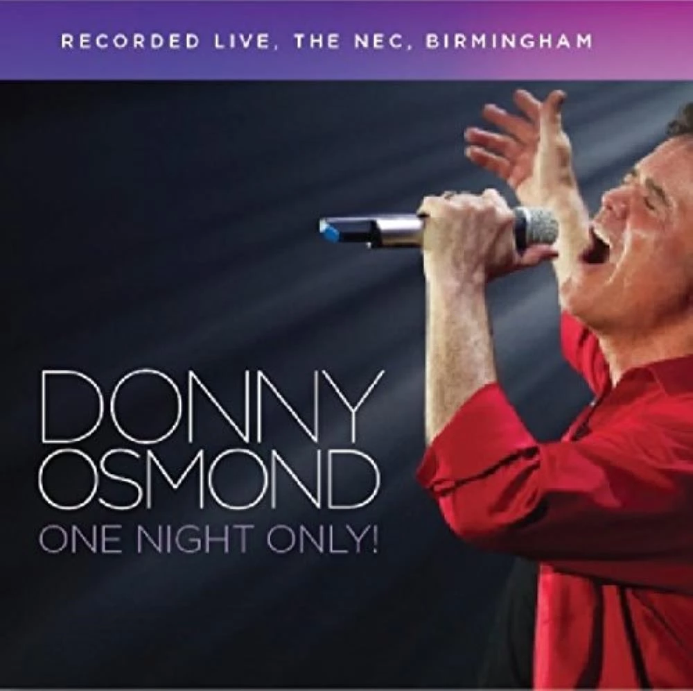 Donny Osmond - One Night Only : Recorded Live, the NEC Birmingham CD (2017) New