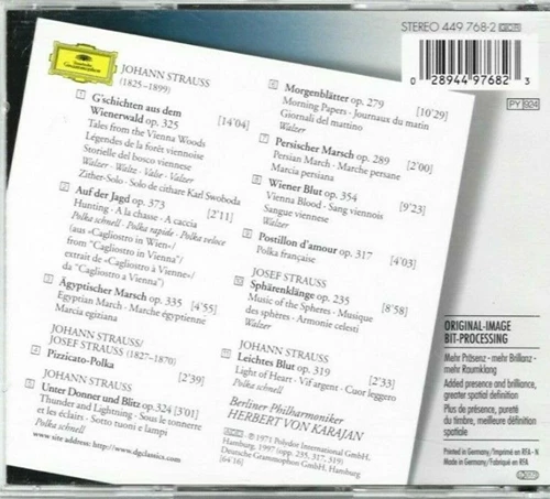 Various - Johann & Josef Strauss: Waltzes, Polkas and Marches CD (2013) Audio