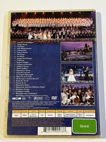 André Rieu - Live in Maastricht 2 DVD Music & Concerts (2008) André Rieu