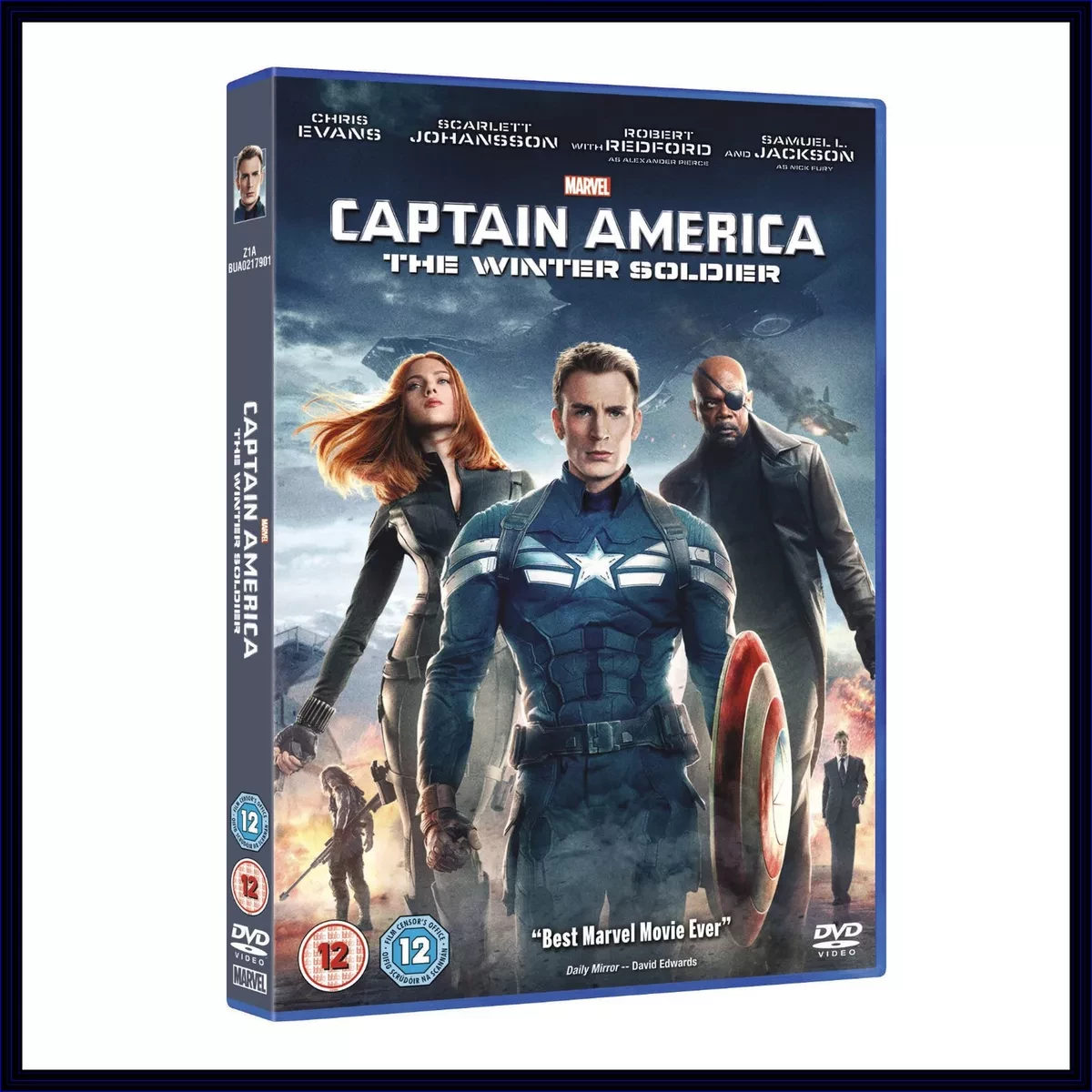 Captain America - The Winter Soldier DVD Action (2014) Chris Evans Amazing Value