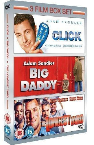 Longest Yard/Click/Big Daddy DVD Comedy (2010) Adam Sandler Quality Guaranteed