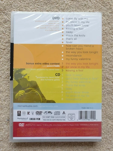 Come Fly With Me DVD EASY LISTENING (2005) Michael Buble New Quality Guaranteed