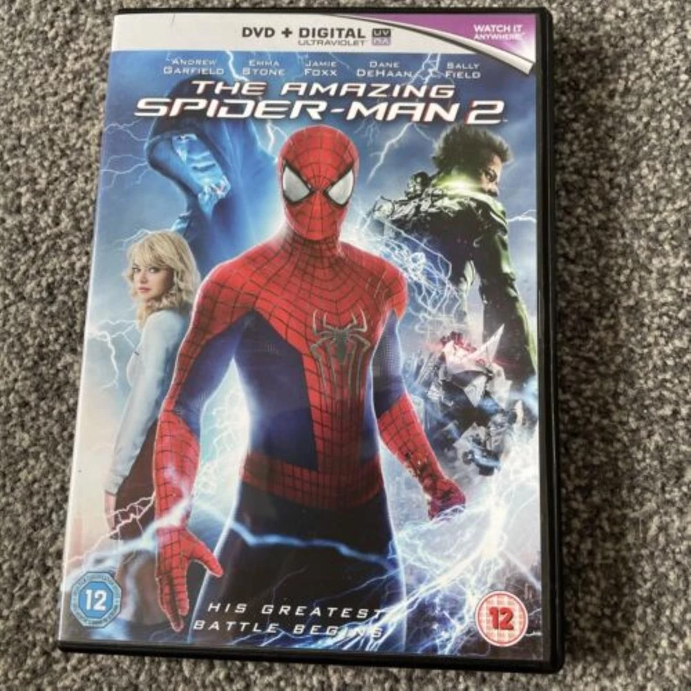 The Amazing Spider-Man 2 DVD Action (2014) Andrew Garfield Quality Guaranteed