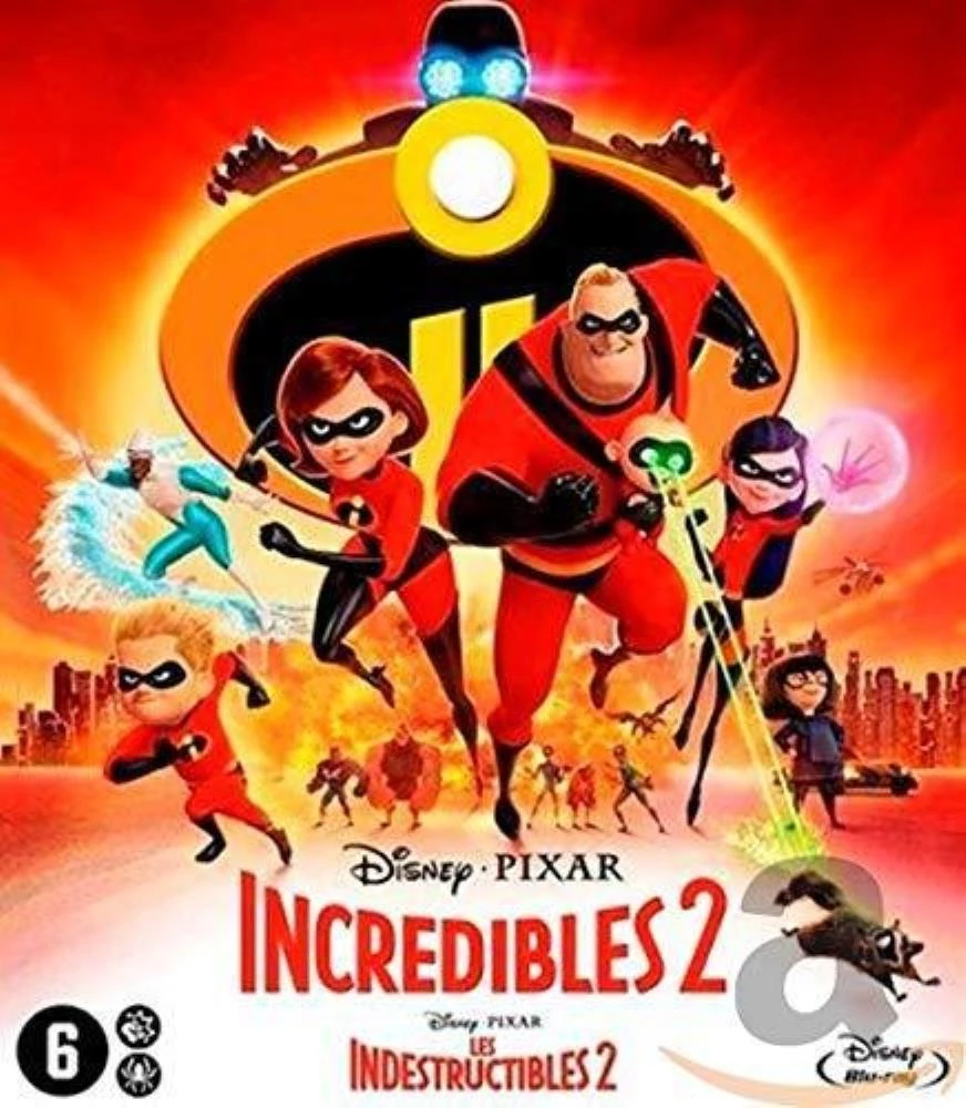 Incredibles 2 Blu-ray (2018) New Quality Guaranteed Reuse Reduce Recycle