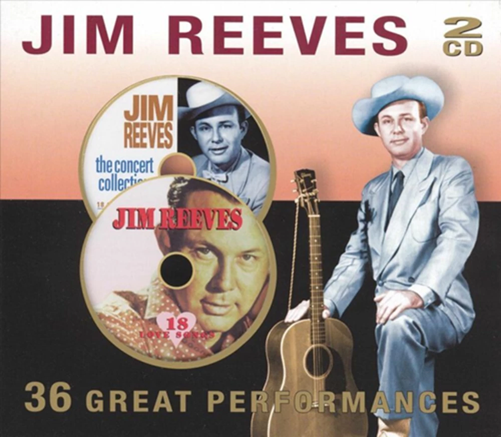 Jim Reeves - 36 Great Performances CD (2002) Audio Quality Guaranteed