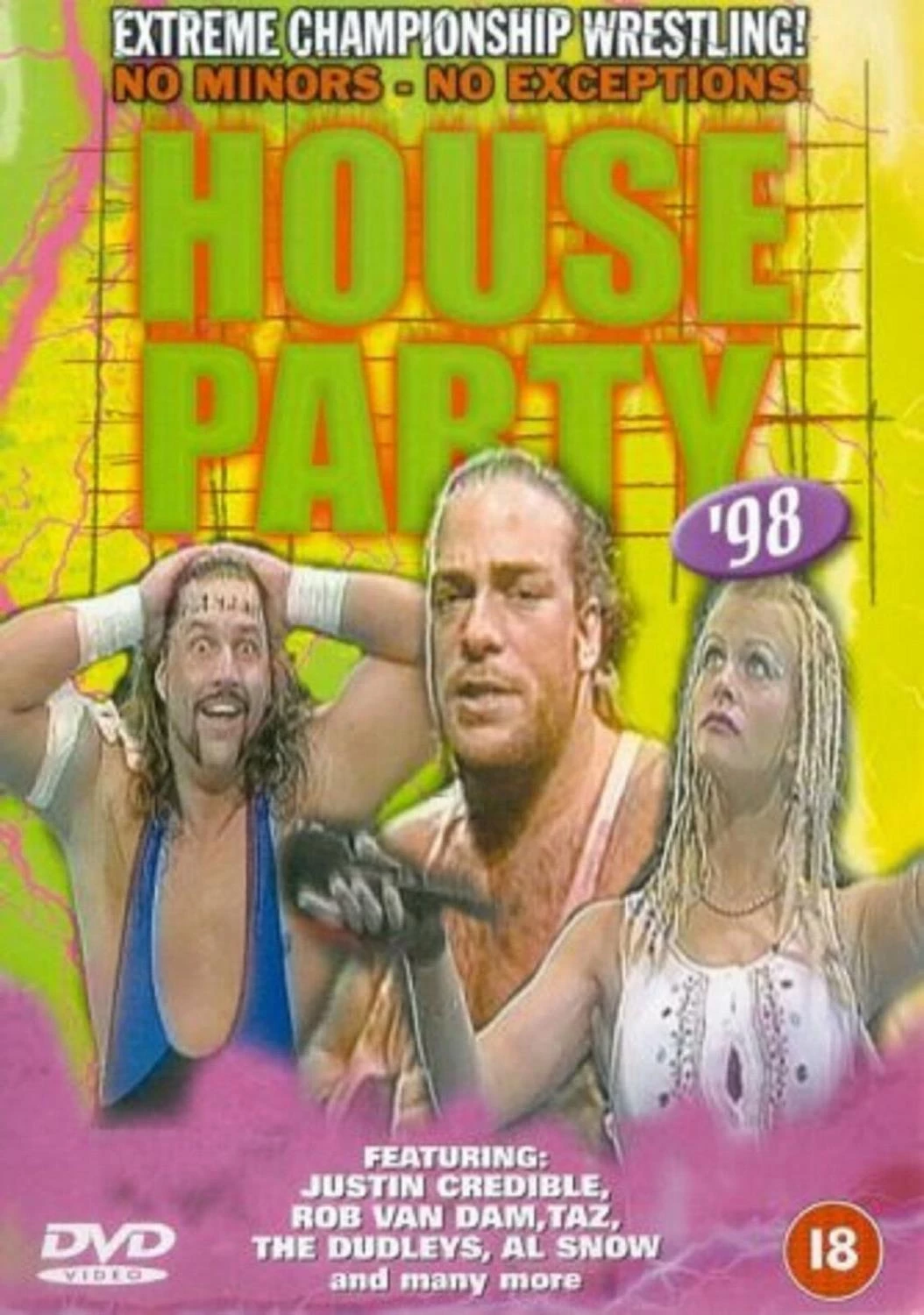 ECW - Houseparty 98 DVD Sports (2002) Quality Guaranteed Reuse Reduce Recycle