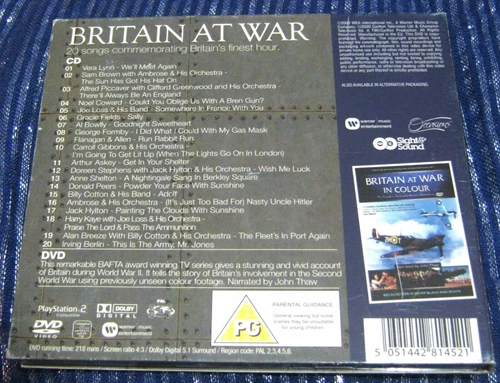 Britain At War (CD + DVD) DVD Documentary (2008) Quality Guaranteed